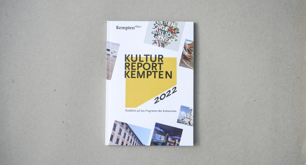 Kulturreport 2022, Kulturamt Stadt Kempten (Allgäu)