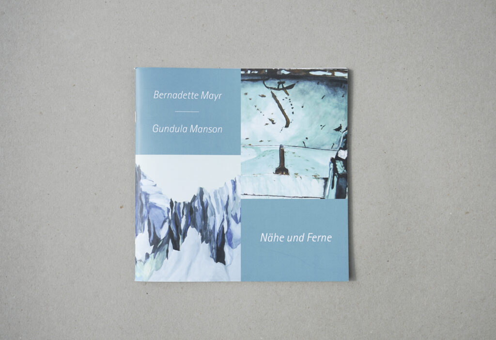 Katalog für Gundula Manson und Bernadette Mayr, 2022