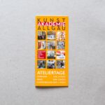 Broschüre zu den Ateliertagen der Kunstakademie Allgäu