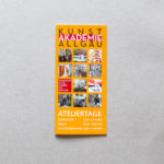 Broschüre zu den Ateliertagen der Kunstakademie Allgäu