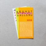 Flyer zum Programm der Kunstakademie Allgäu