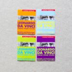 Aufkleber zur Ausstellung "Leonardo Da Vinci"