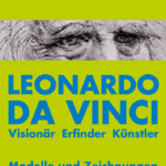 Plakat zur Ausstellung "Leonardo da Vinci" im Kunsthaus Kaufbeuren
