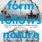 Plakat zur Ausstellung "form follows nature" im Kunsthaus Kaufbeuren