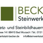 Logo für die Firma "Becker Steinwerkstatt" Logo Becker Steinwerkstatt